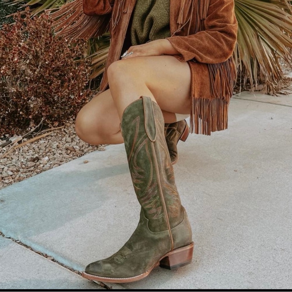 Justin knee high boots
